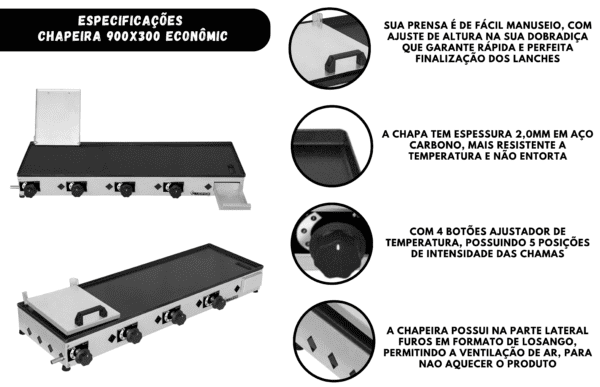 CHAPEIRA 900X300 ECONÔMIC - Image 6
